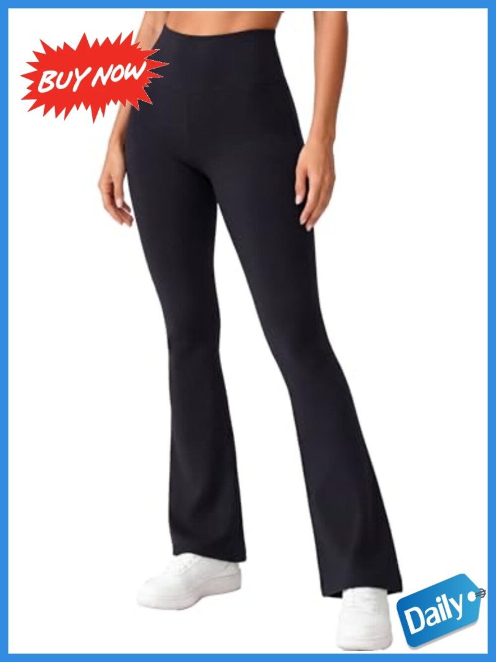 High Waist Flared Yoga Pants Tummy Control Leggings
